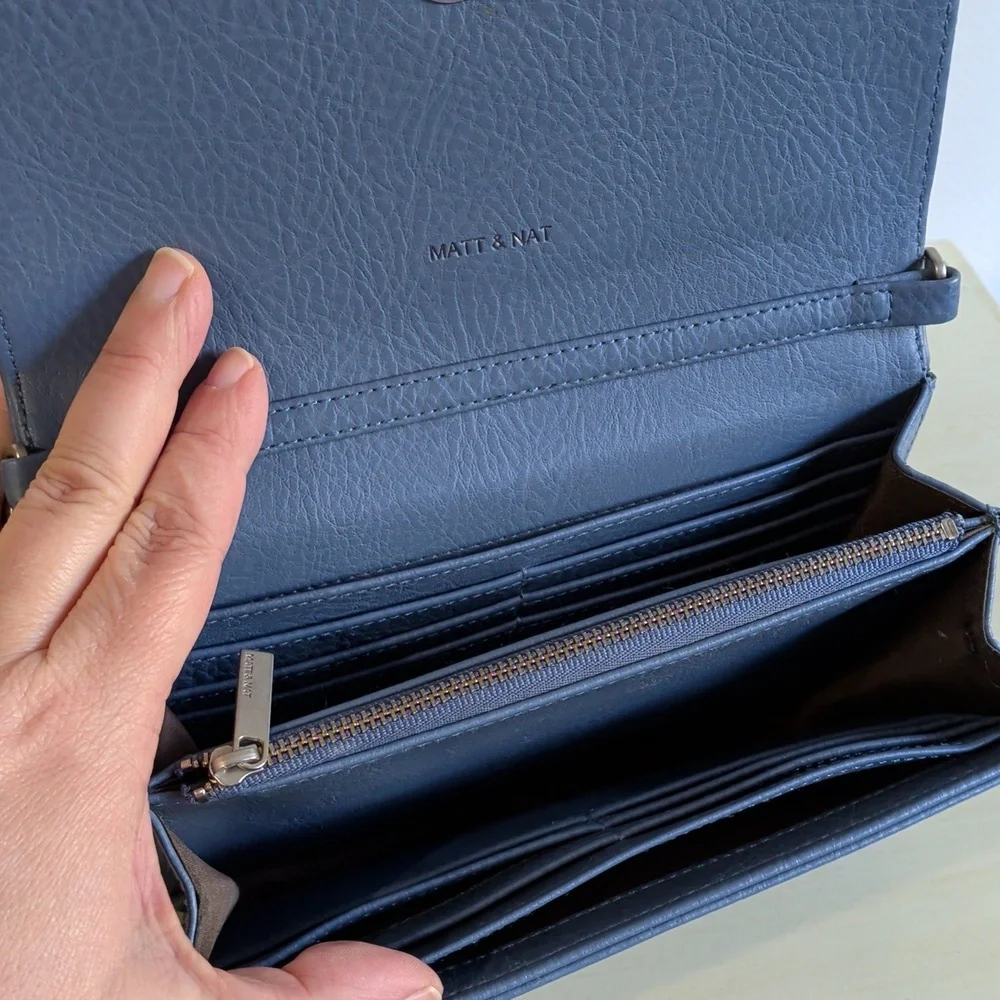 Matt & Nat Blue Crossbody Bag - Picture 9 of 11